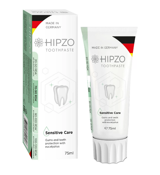 Hipzo Sensitive Care Зубная паста защита десен и зубов, паста, эвкалипт, 75 мл, 1 шт.
